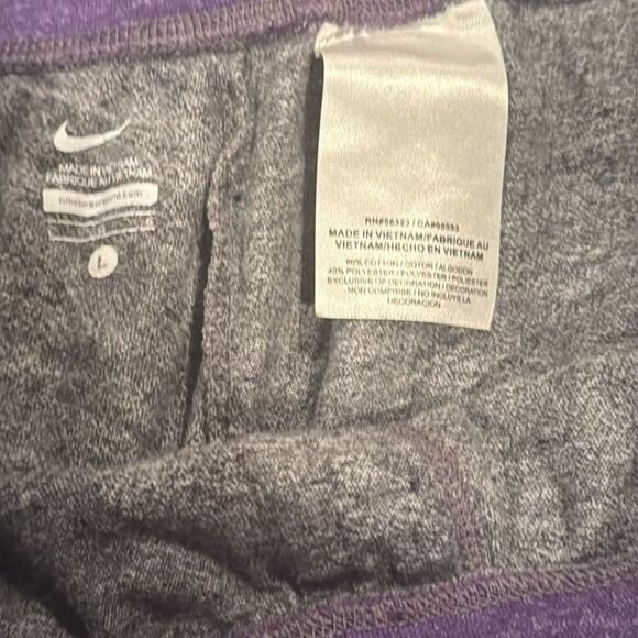 Nike LSU Tigers Joggers Capri Size Latge - Picture 4 of 5